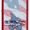 Diseño con la bandera de EE. UU. de zippo Diseño con la bandera de EE. UU. de zippo