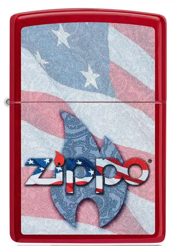 Diseño con la bandera de EE. UU. de zippo Diseño con la bandera de EE. UU. de zippo