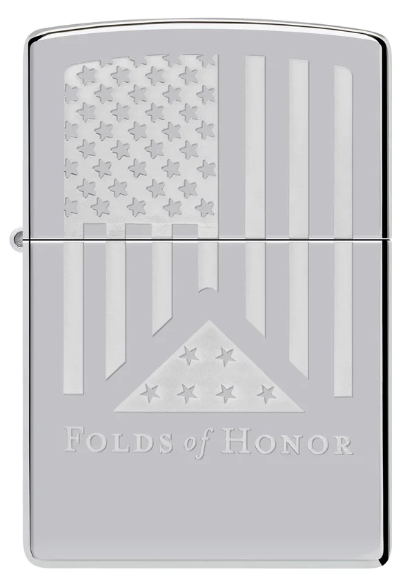Diseño con la bandera de Folds of Honor grabada Diseño con la bandera de Folds of Honor grabada