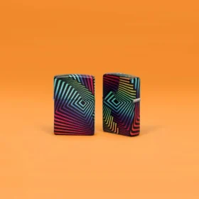 Diseño con patrón de arcoíris