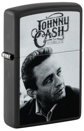 Diseño con retrato de Johnny Cash