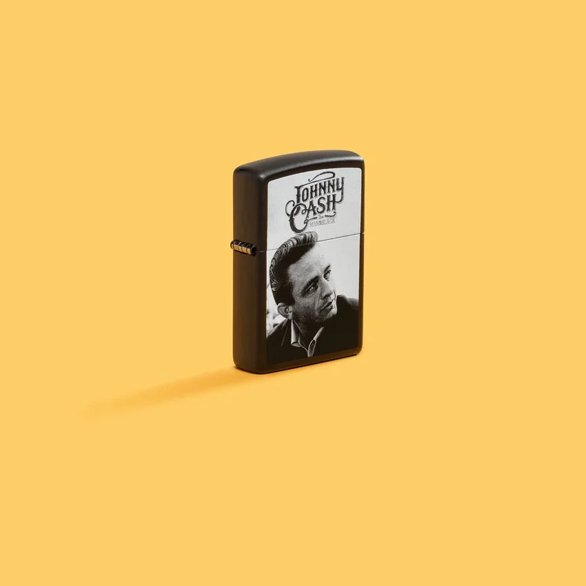 Diseño con retrato de Johnny Cash Diseño con retrato de Johnny Cash