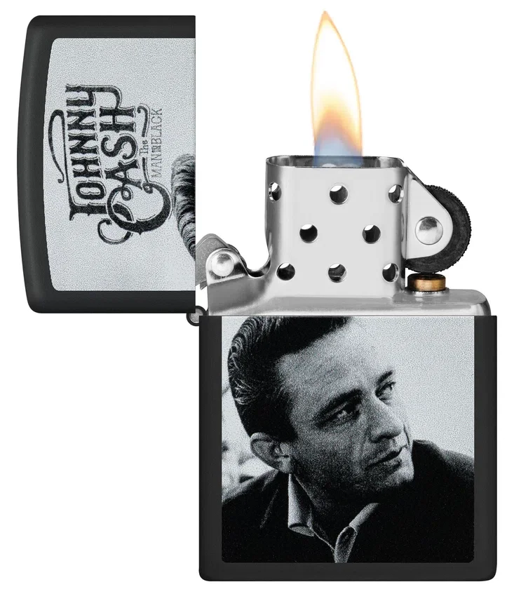 Diseño con retrato de Johnny Cash Diseño con retrato de Johnny Cash