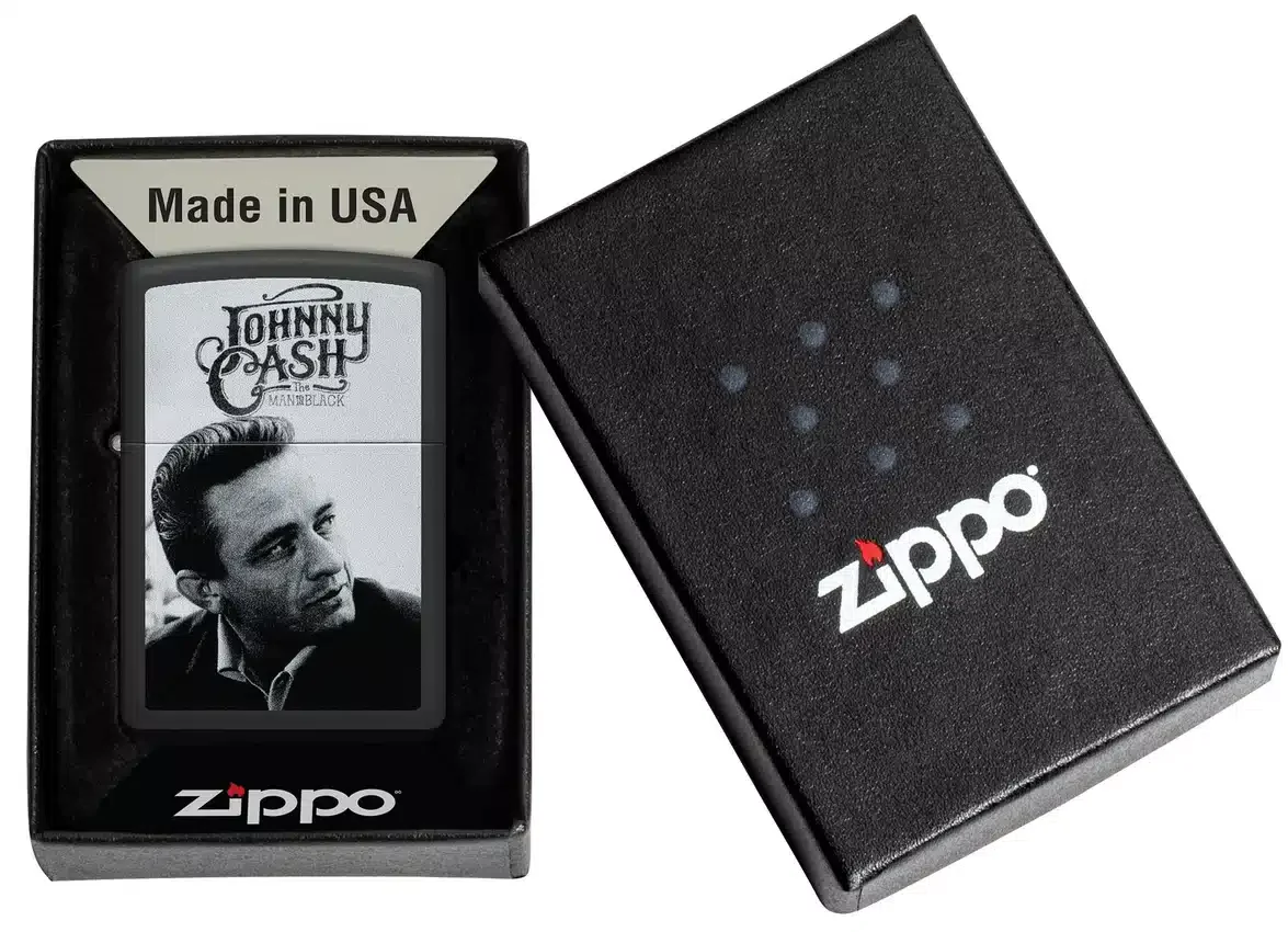 Diseño con retrato de Johnny Cash Diseño con retrato de Johnny Cash