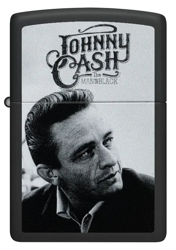Diseño con retrato de Johnny Cash Diseño con retrato de Johnny Cash
