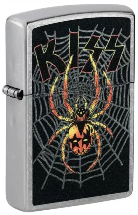 Diseño de araña con pintura facial de KISS®