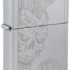 Diseño de calavera con cresta mohicana Diseño de calavera con cresta mohicana