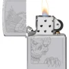 Diseño de calavera con cresta mohicana Diseño de calavera con cresta mohicana