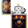 Diseño de calavera con efecto vitral Diseño de calavera con efecto vitral