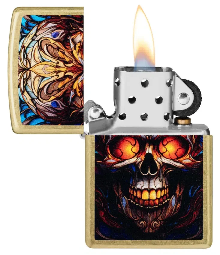 Diseño de calavera con efecto vitral Diseño de calavera con efecto vitral