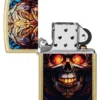 Diseño de calavera con efecto vitral Diseño de calavera con efecto vitral