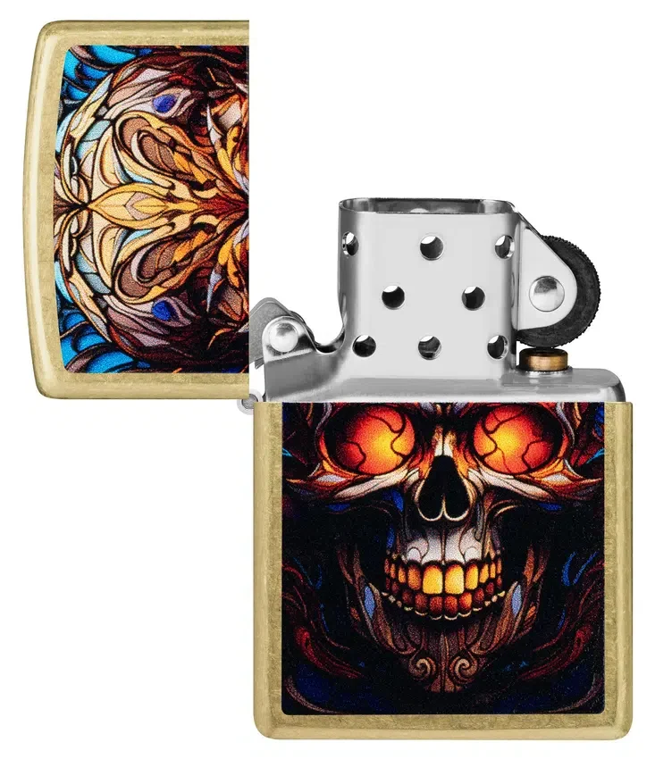 Diseño de calavera con efecto vitral Diseño de calavera con efecto vitral