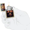 Diseño de calavera con efecto vitral Diseño de calavera con efecto vitral