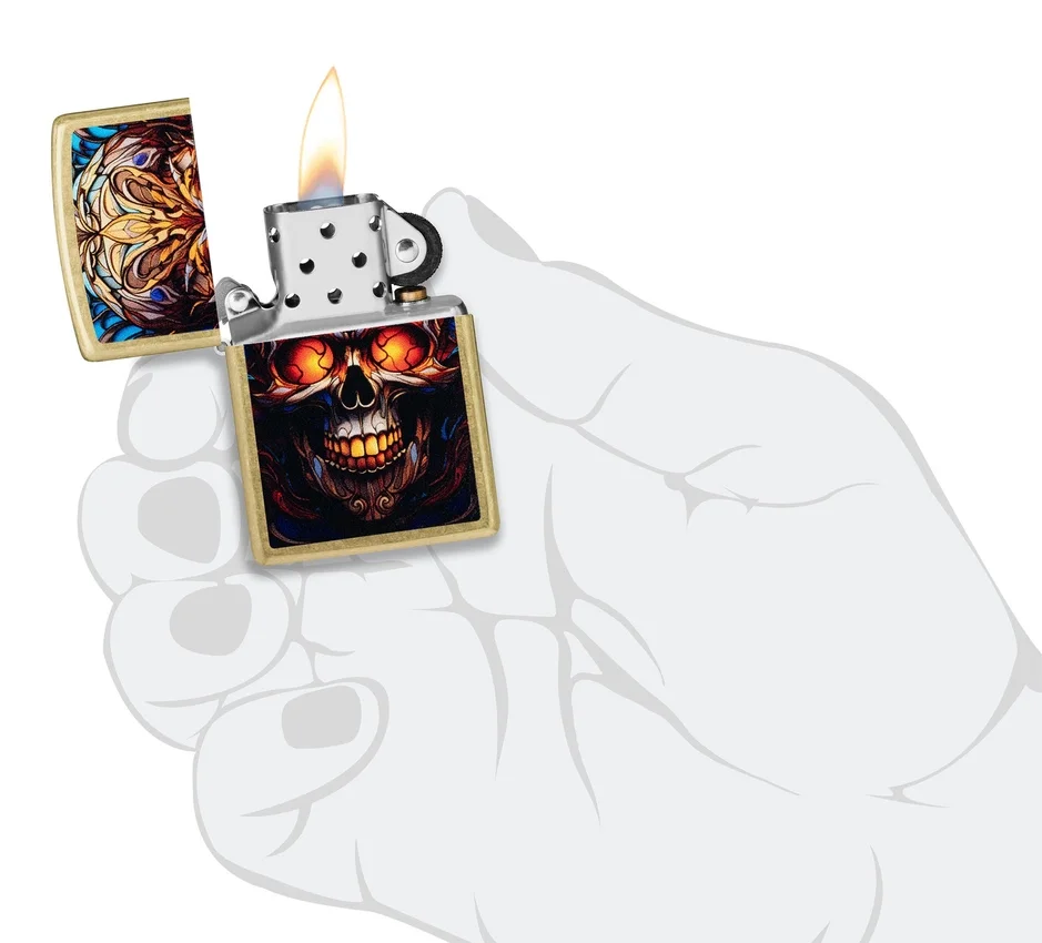 Diseño de calavera con efecto vitral Diseño de calavera con efecto vitral