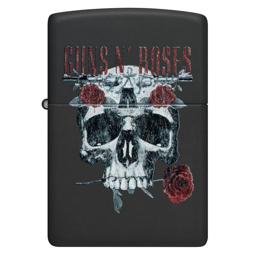 Diseño de calavera con flor de Guns N’ Roses Diseño de calavera con flor de Guns N’ Roses