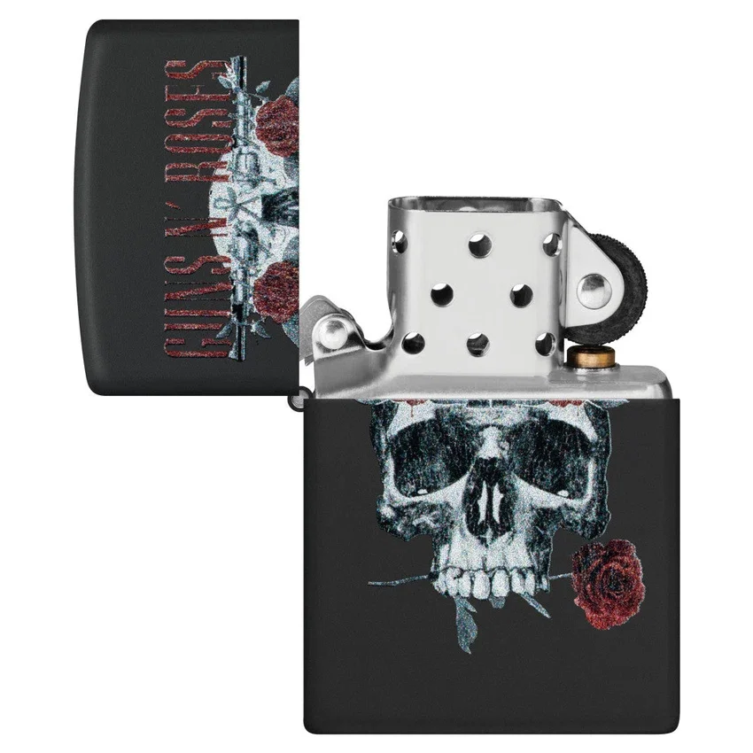 Diseño de calavera con flor de Guns N’ Roses Diseño de calavera con flor de Guns N’ Roses
