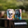 Diseño de calavera con grafitis Diseño de calavera con grafitis