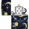 Diseño de calavera con mariposa Diseño de calavera con mariposa