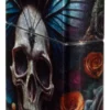 Diseño de calavera con mariposa Diseño de calavera con mariposa
