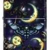 Diseño de calavera con mariposa Diseño de calavera con mariposa