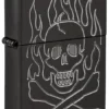 Diseño de calavera en llamas Diseño de calavera en llamas