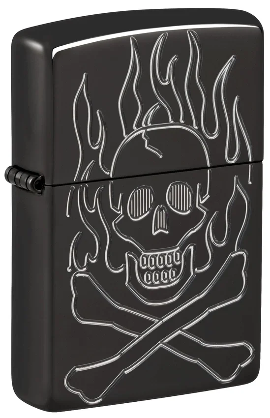 Diseño de calavera en llamas Diseño de calavera en llamas