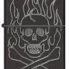 Diseño de calavera en llamas Diseño de calavera en llamas