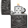 Diseño de calavera en llamas Diseño de calavera en llamas