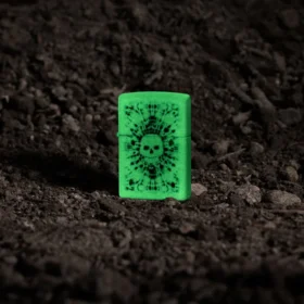 Diseño de calavera luminosa