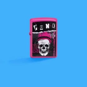 Diseño de calavera punk