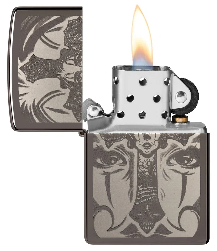 Diseño de calavera y cruz Diseño de calavera y cruz