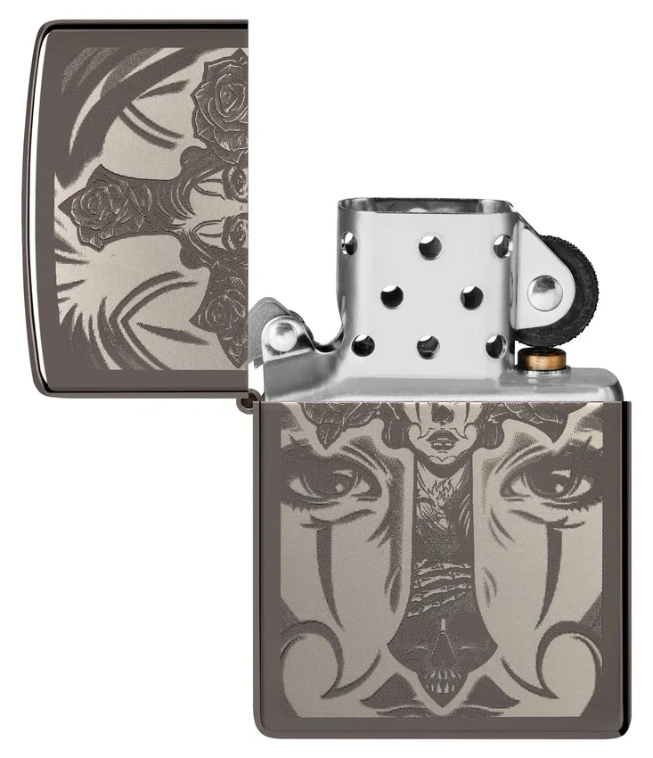 Diseño de calavera y cruz Diseño de calavera y cruz