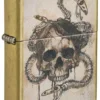 Diseño de calavera y huesos de serpiente Diseño de calavera y huesos de serpiente