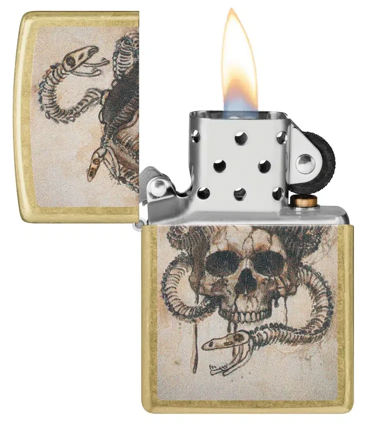 Diseño de calavera y huesos de serpiente Diseño de calavera y huesos de serpiente