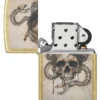 Diseño de calavera y huesos de serpiente Diseño de calavera y huesos de serpiente