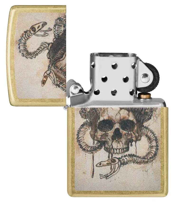 Diseño de calavera y huesos de serpiente Diseño de calavera y huesos de serpiente