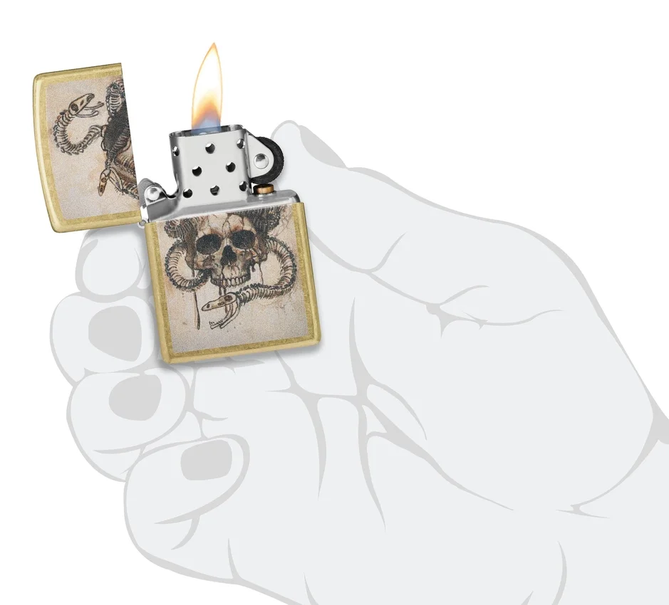 Diseño de calavera y huesos de serpiente Diseño de calavera y huesos de serpiente