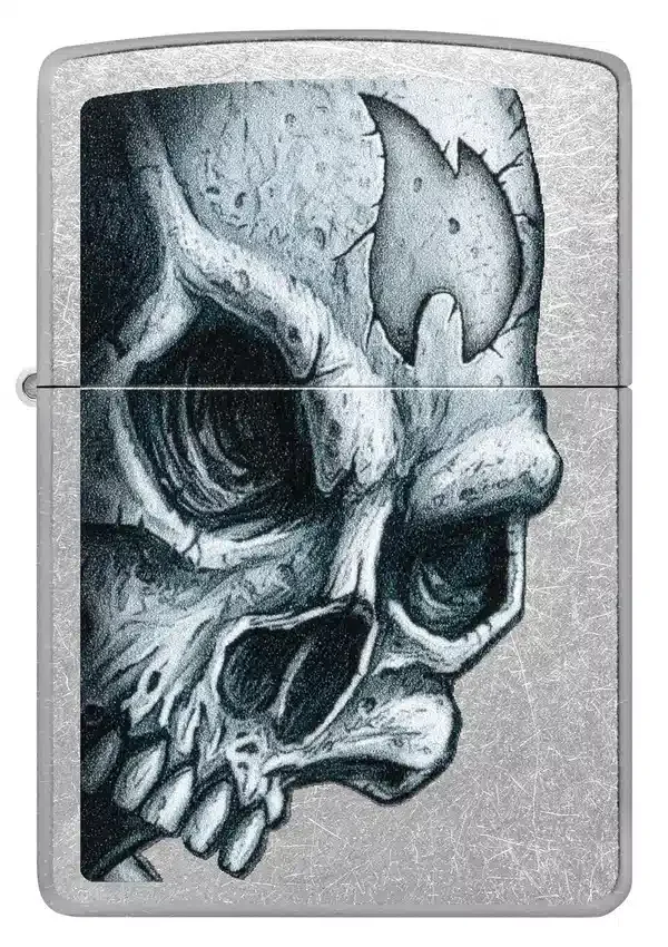 Diseño de calavera y llama Diseño de calavera y llama