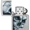 Diseño de calavera y llama Diseño de calavera y llama