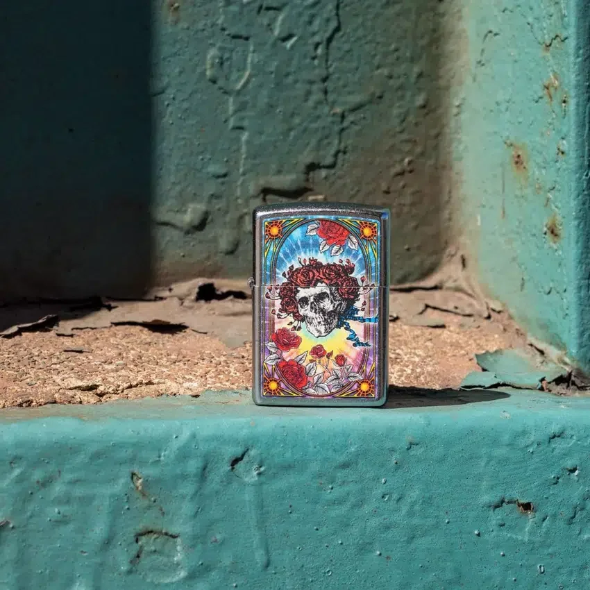 Diseño de calaveras y rosas de Grateful Dead Diseño de calaveras y rosas de Grateful Dead