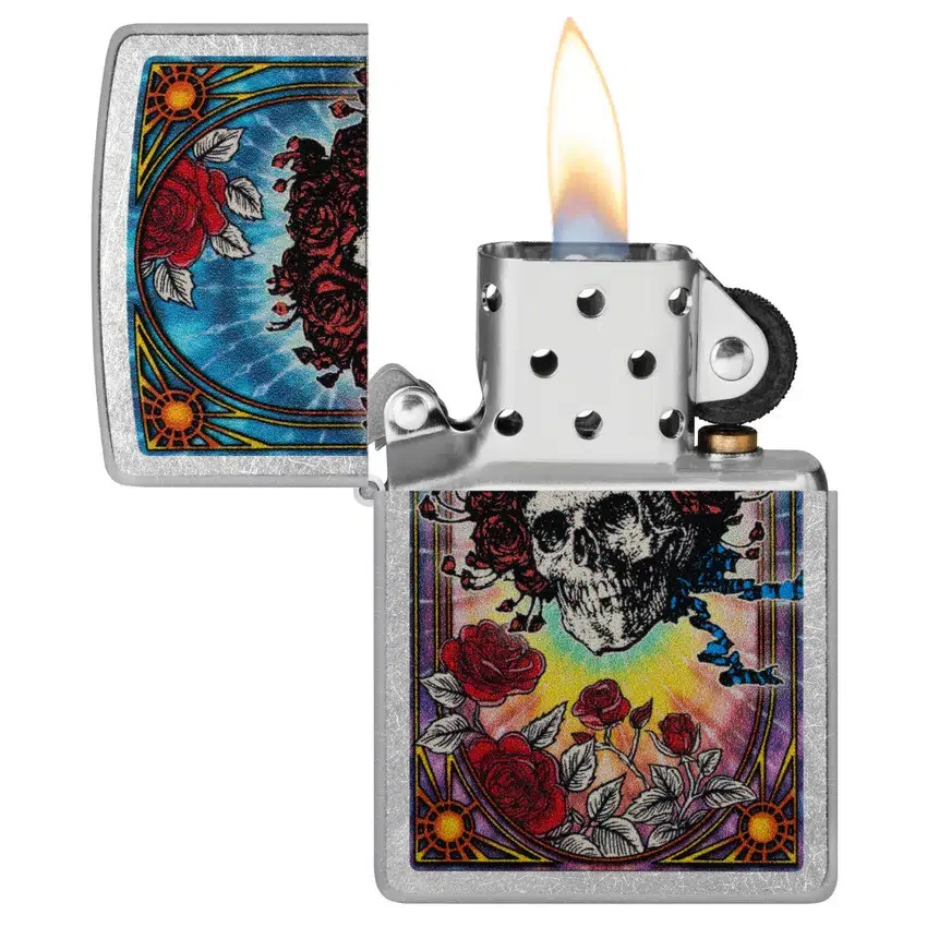 Diseño de calaveras y rosas de Grateful Dead Diseño de calaveras y rosas de Grateful Dead