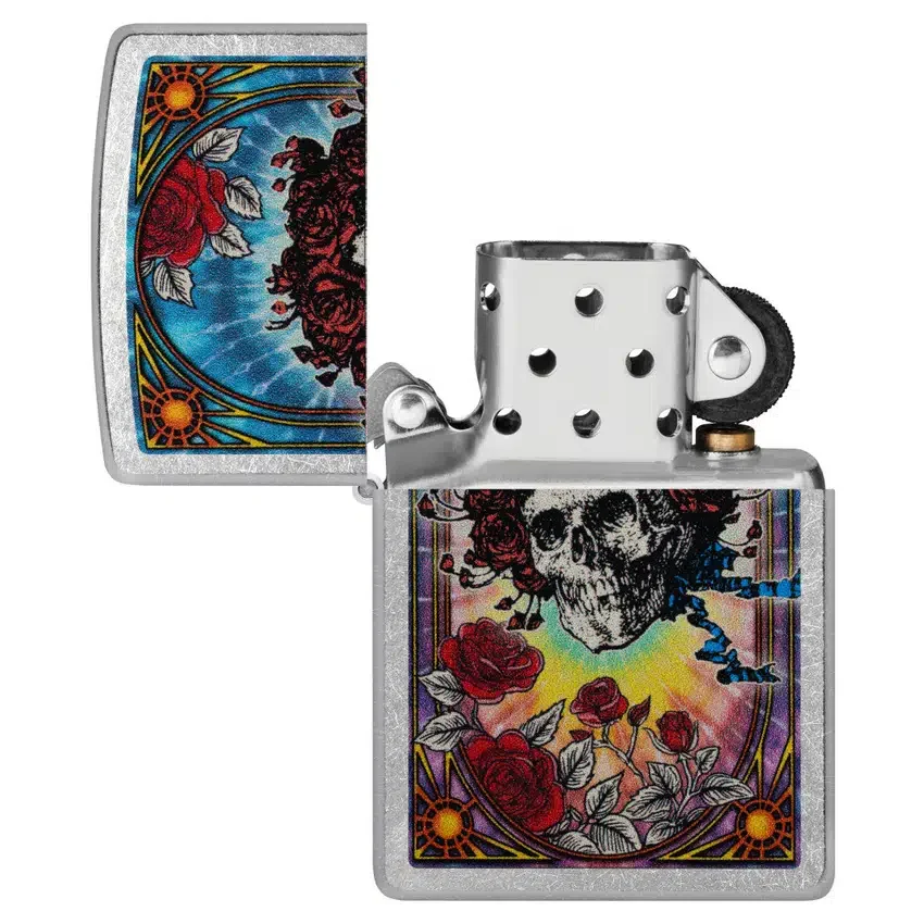 Diseño de calaveras y rosas de Grateful Dead Diseño de calaveras y rosas de Grateful Dead