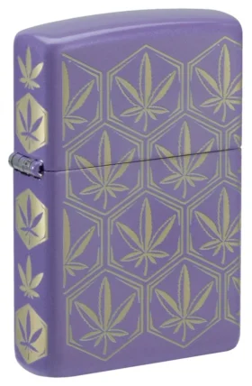 Diseño de cannabis en forma de panal
