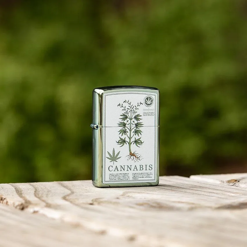 Diseño de cannabis en verde de alto brillo Diseño de cannabis en verde de alto brillo