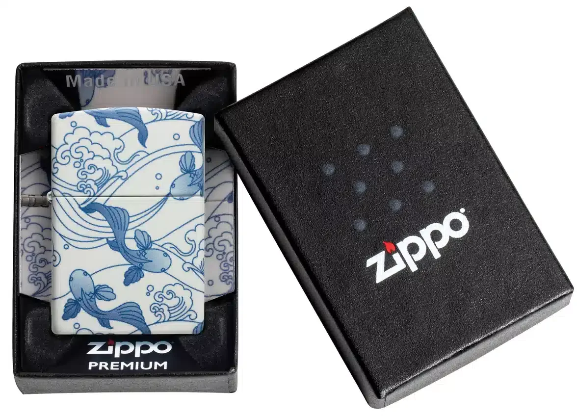 Diseño de carpas koi en porcelana Diseño de carpas koi en porcelana