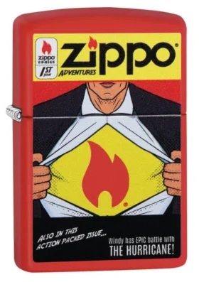 Diseño de cómic de zippo