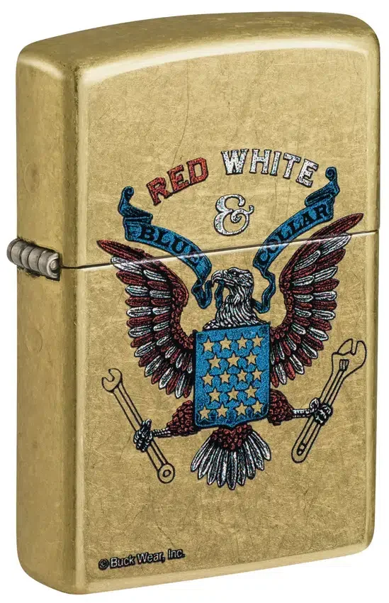 Diseño de cuello «Red White & Blue» de Buck Wear™ Diseño de cuello «Red White & Blue» de Buck Wear™