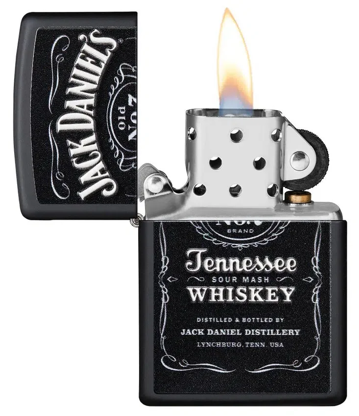 Diseño de etiqueta con estampado texturizado de Jack Daniel’s® Diseño de etiqueta con estampado texturizado de Jack Daniel’s®