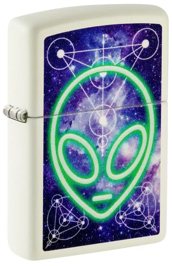 Diseño de extraterrestre luminoso Diseño de extraterrestre luminoso