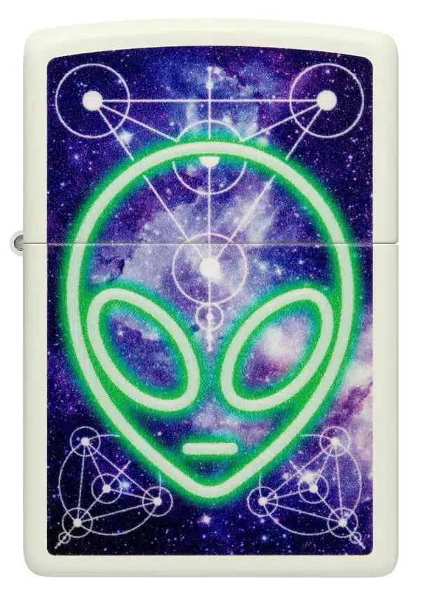 Diseño de extraterrestre luminoso Diseño de extraterrestre luminoso